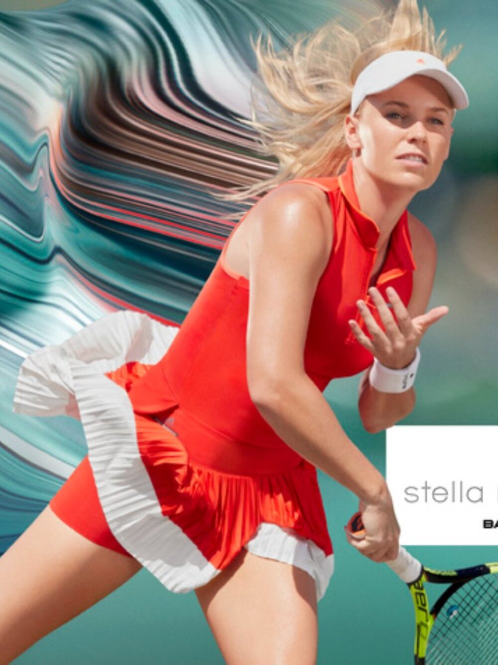 Nwt Adidas Stella McCartney OUTFIT SET: Tennis Skort Skirt + Polo Tank Top M - Picture 14 of 15